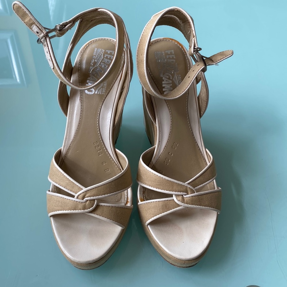 Ferragamo sandal  size 6